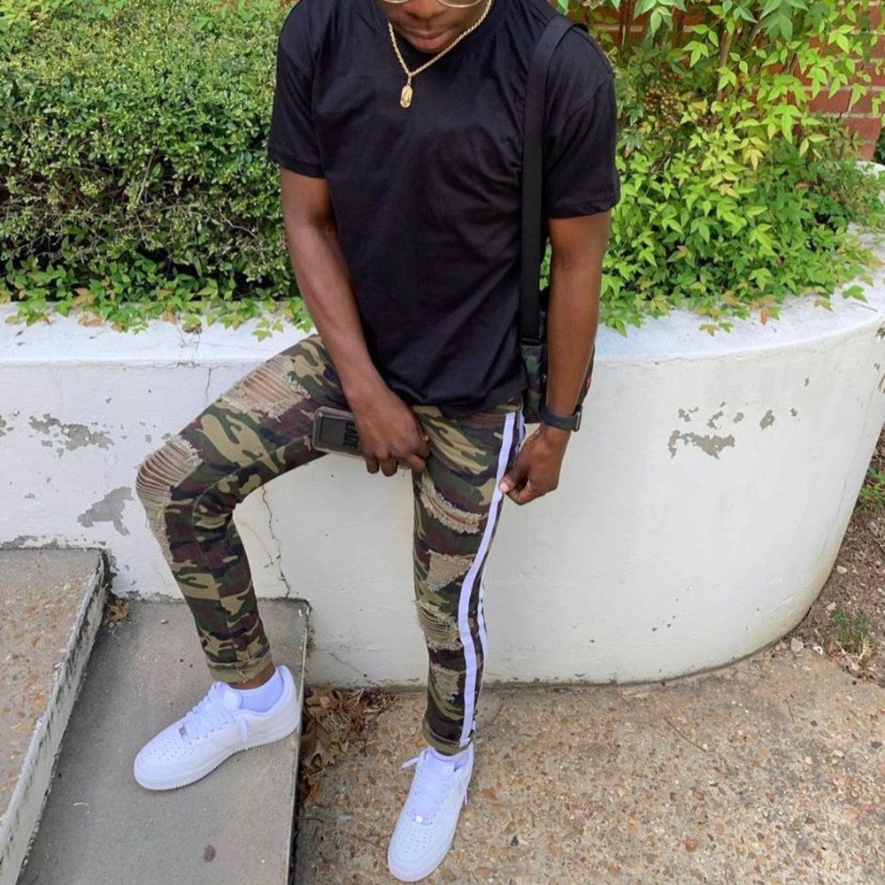 Men's Camouflage Pants | Distressed